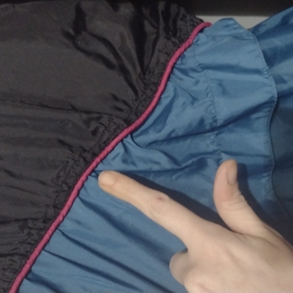 Vintage Reebok Windbreaker Jacket size small Blue Black Retro 80s 90s Athletic - Picture 7 of 12